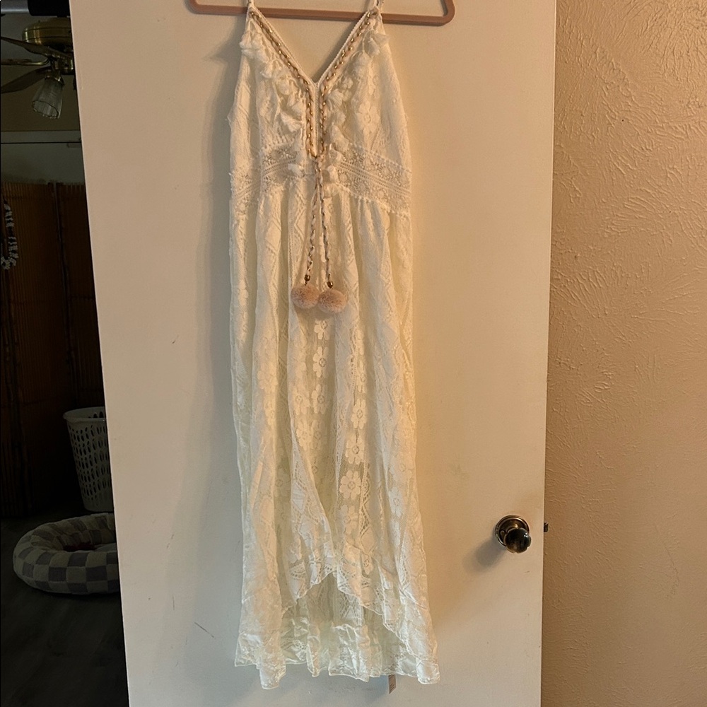Cupshe Boho White Lace Dress